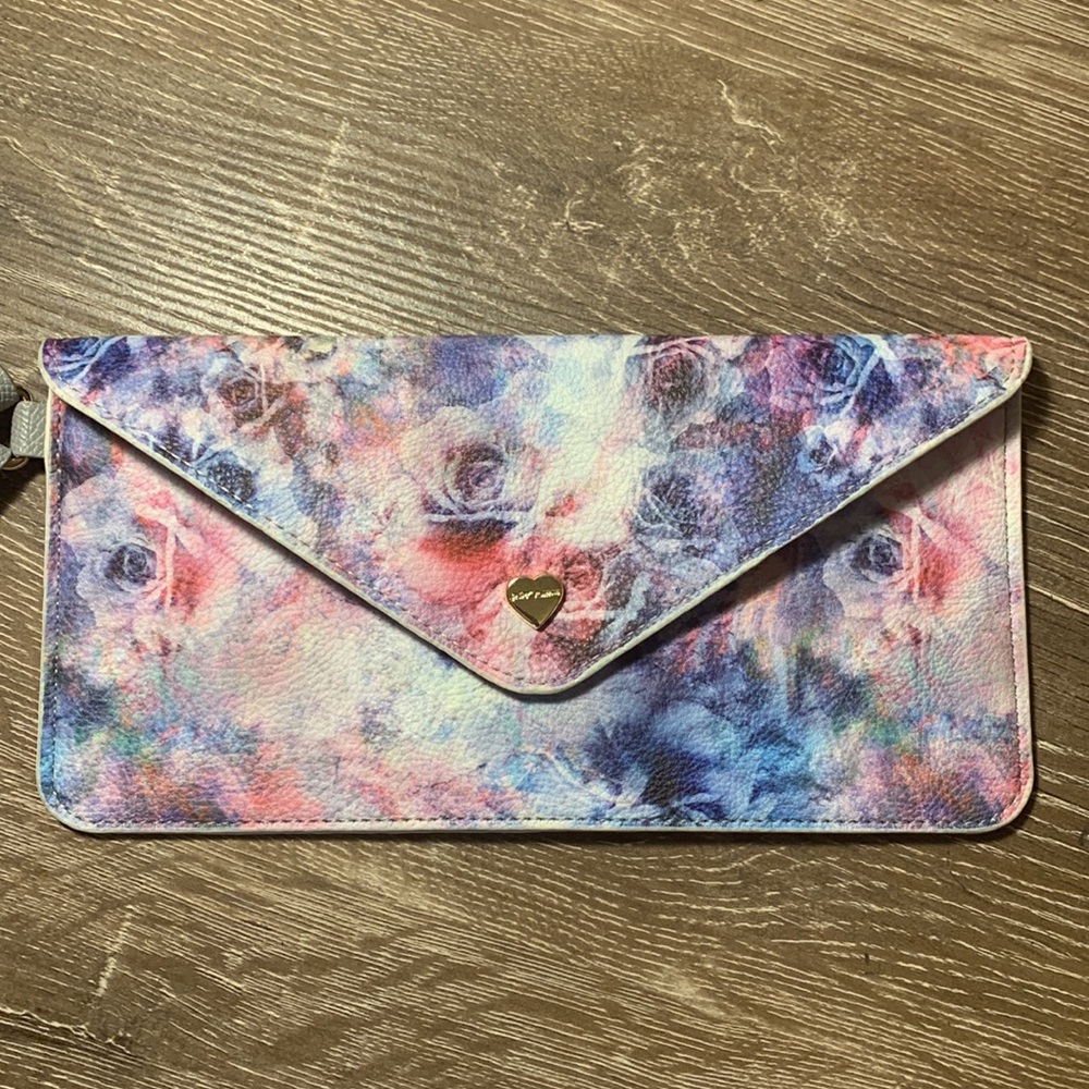 Betsey Johnson Floral Wristlet/Pouch
